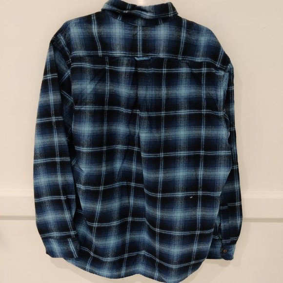 NWoT Jachs MFG Men's Heavyweight Flannel Button Up Shirt Size XL Blue $65 CC298 - Picture 2 of 2